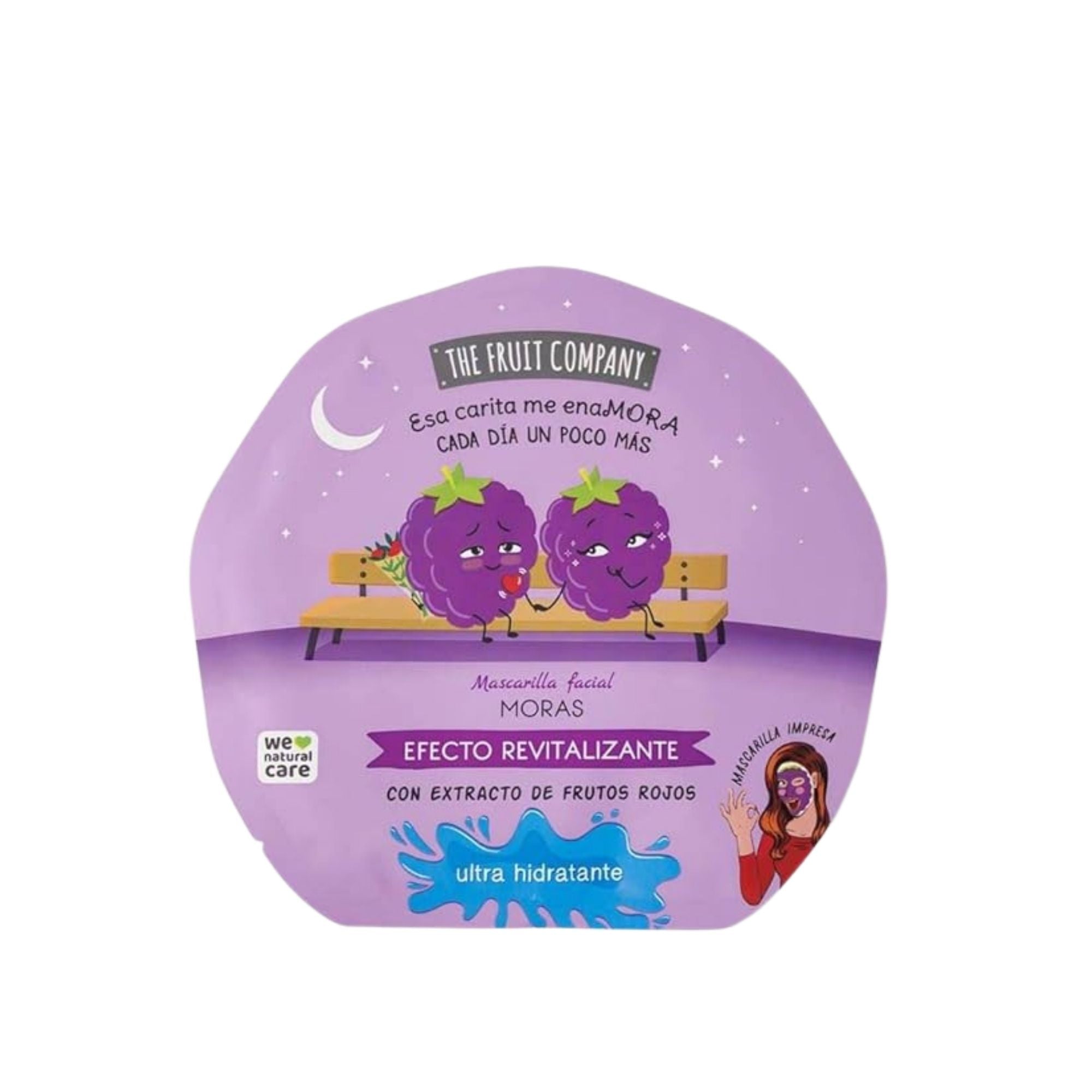 The Fruit Company Blackberry Face Mask