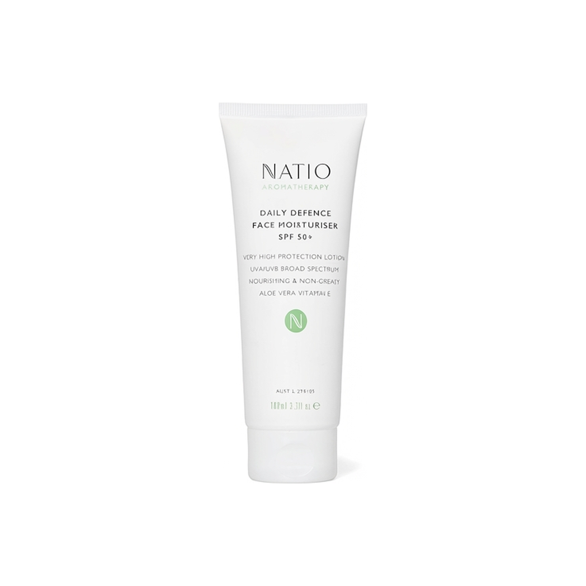 Natio Aromatherapy Daily Defence Face Moisturiser SPF 50+